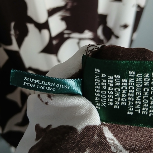 Lauren‎ Ralph Lauren Elegant Black and White Floral Dress - Picture 9 of 16